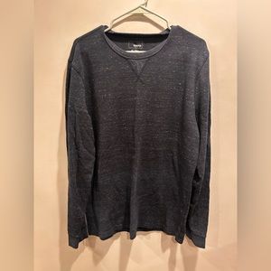 Men’s waffle shirt. Long sleeve. Gray. Sonoma from Kohls. XL Tall.